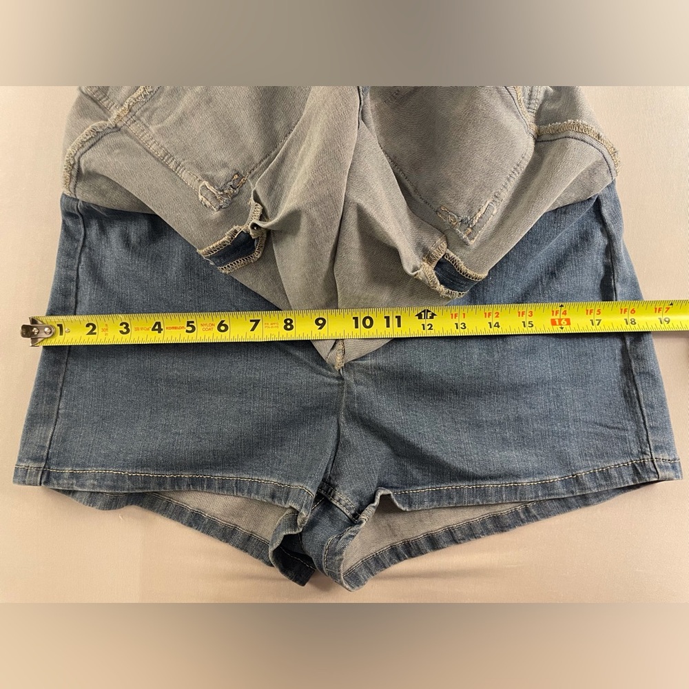 Wild Fable Denim Pleated Mini Cargo Skort Blue Size 8 - Picture 7 of 10